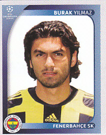 Burak Yilmaz Fenerbahce Istanbul samolepka UEFA Champions League 2008/09 #276